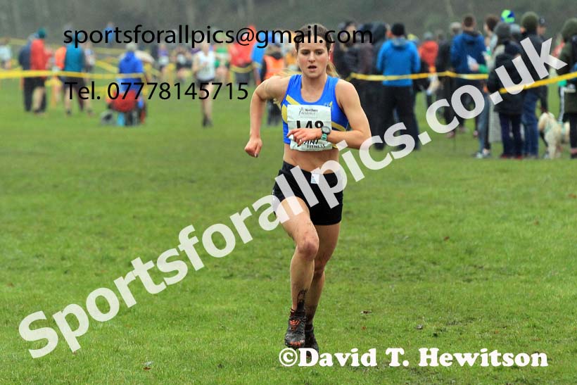 Senior Womens 2023 Northern Cross Country Champs., Witton Park, Blackburn. Photo: David T. Hewitson/Sports for All Pics